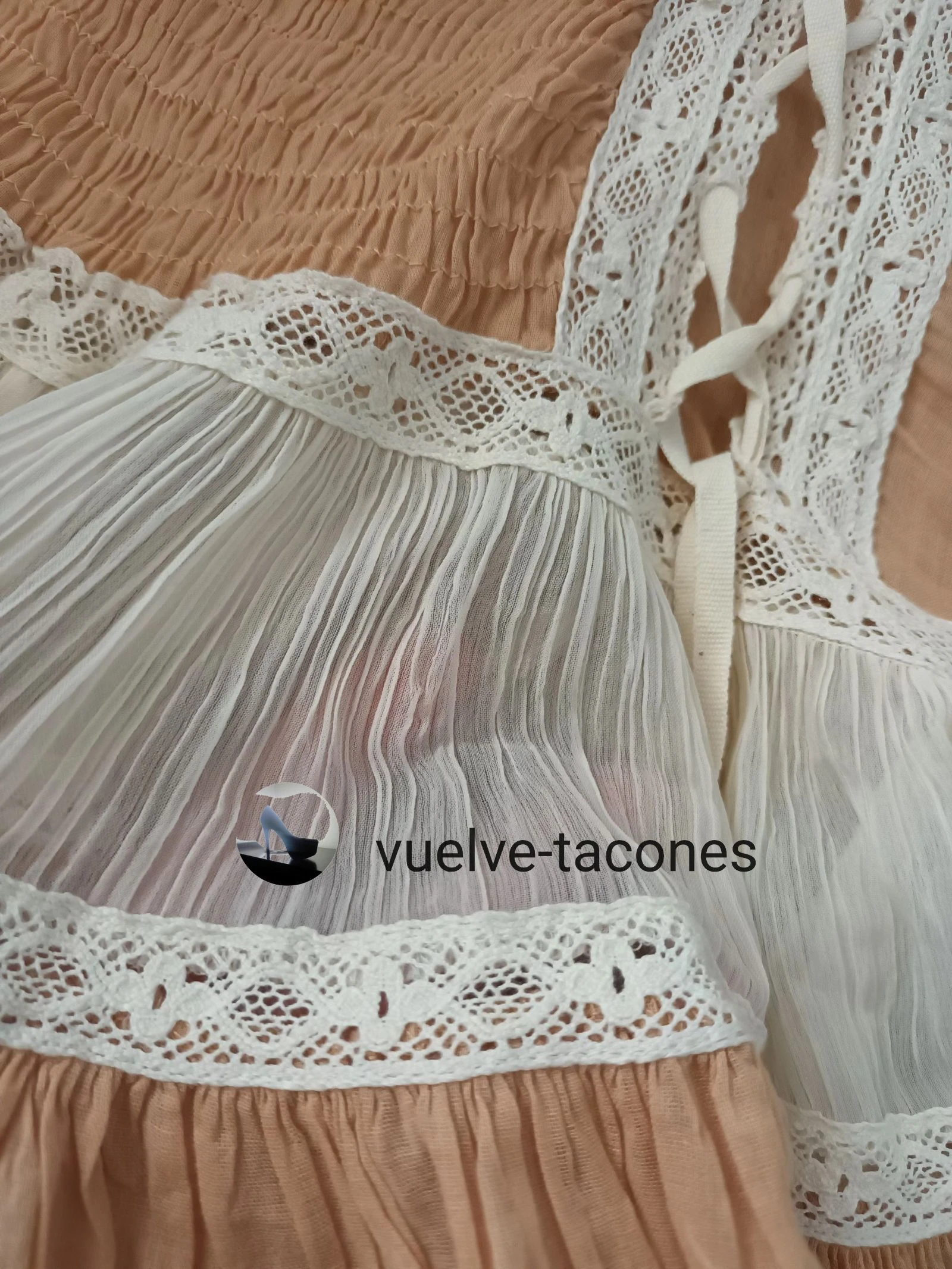 Lichtkoraal en witte bustier ♡ JOT * Een maat – photo 9